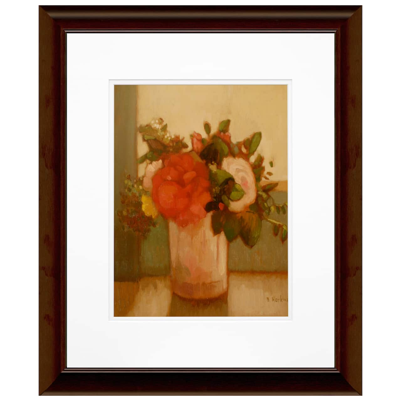 Timeless Frames&#xAE; Red &#x26; White Flowers Framed Wall Art